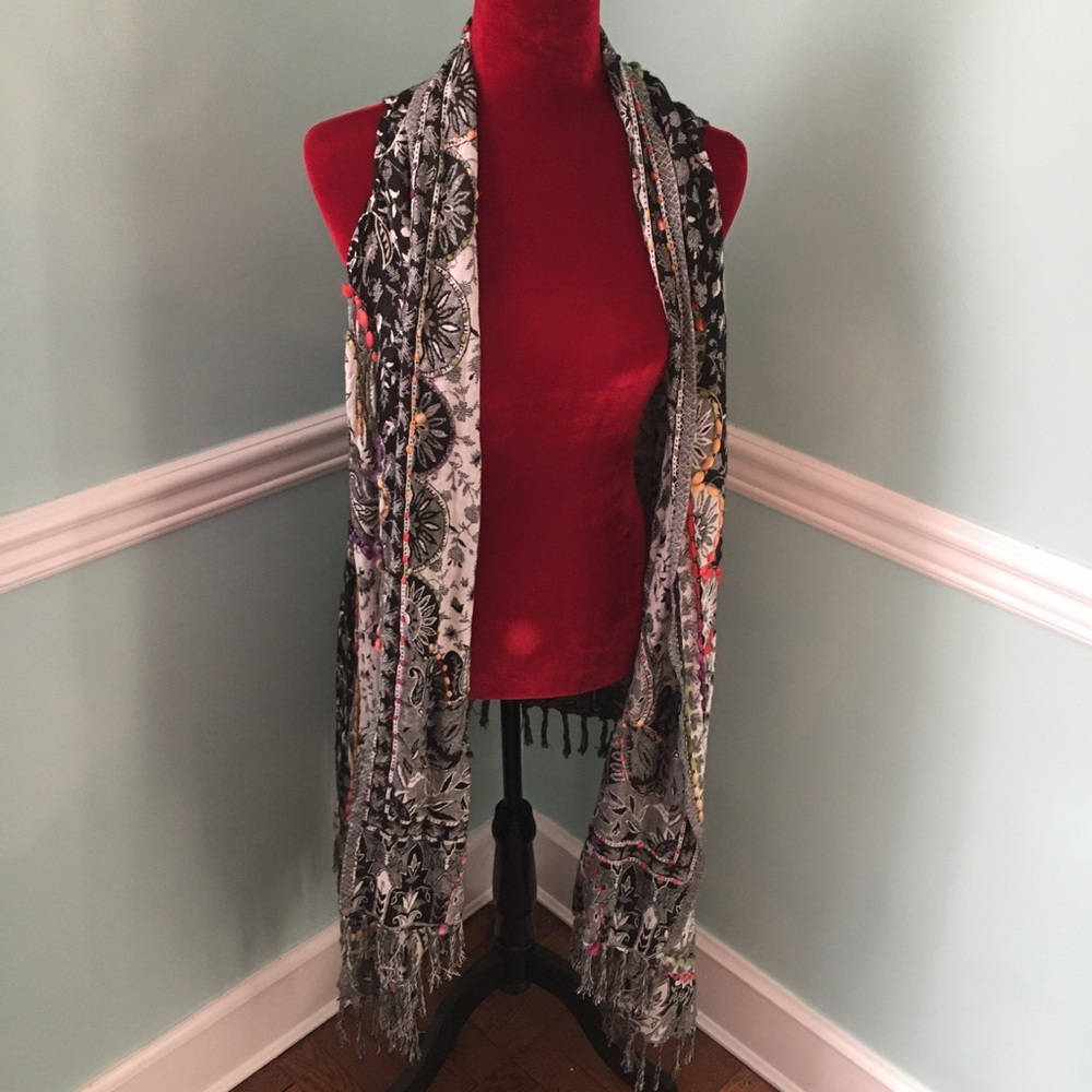 Soft Surroundings Boho Fringe Vest